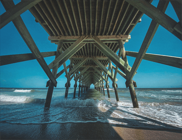 Crystal Pier Canvas Print #2