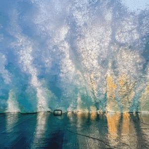 Petoskey Breakwall Canvas Print #2